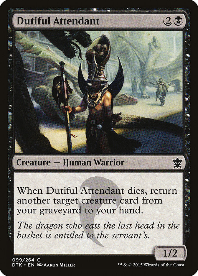 Dutiful Attendant [Dragons of Tarkir] JAPONES