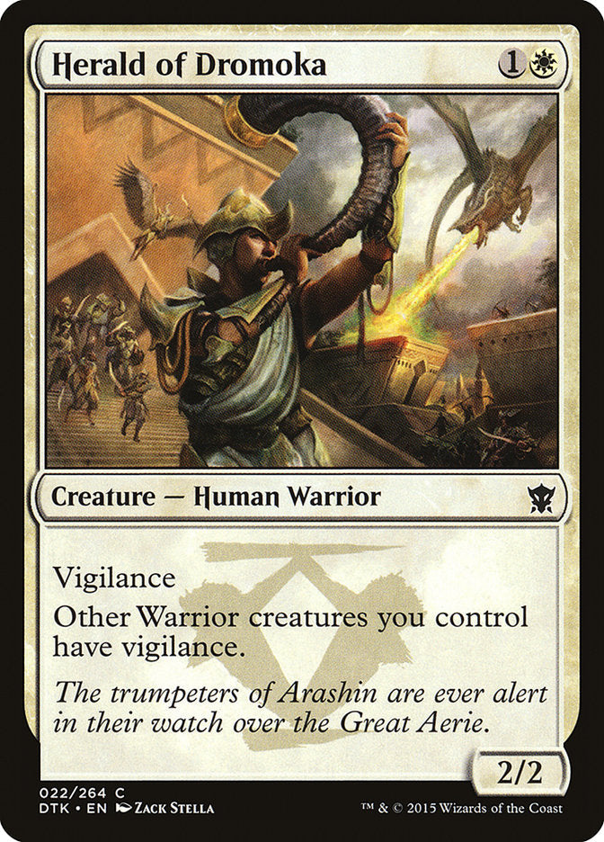 Herald of Dromoka [Dragons of Tarkir] JAPONES