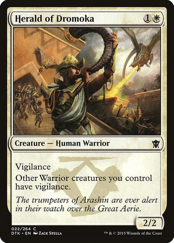 Herald of Dromoka [Dragons of Tarkir] JAPONES