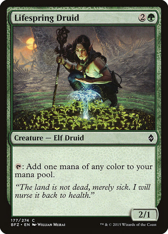 Lifespring Druid [Battle for Zendikar]  RUSO