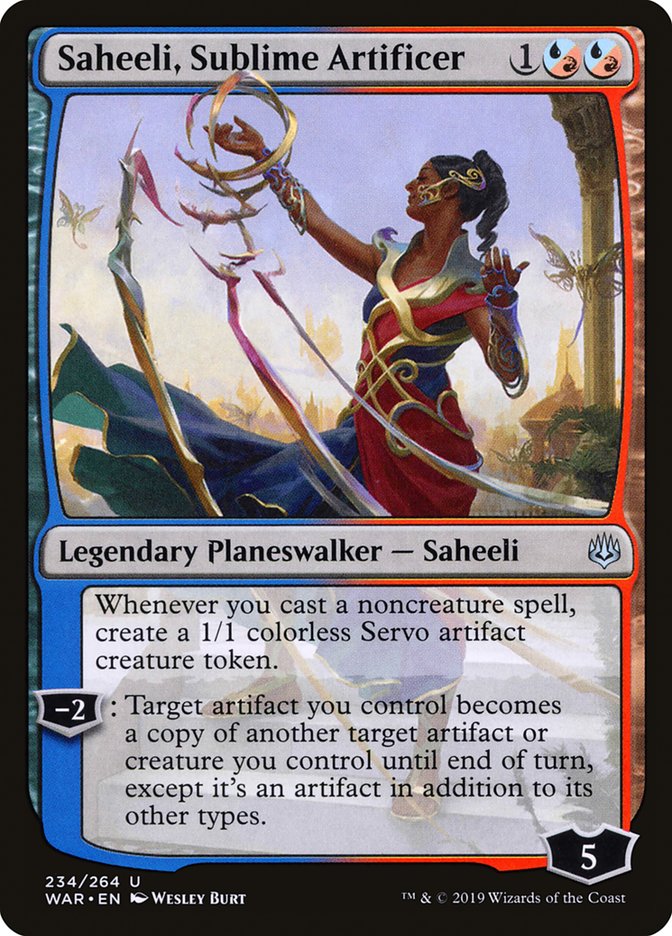 Saheeli, Sublime Artificer [War of the Spark] ESPAÑOL