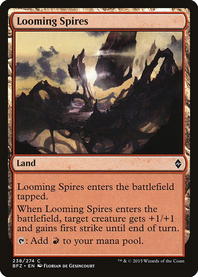 Looming Spires [Battle for Zendikar]   JAPONES