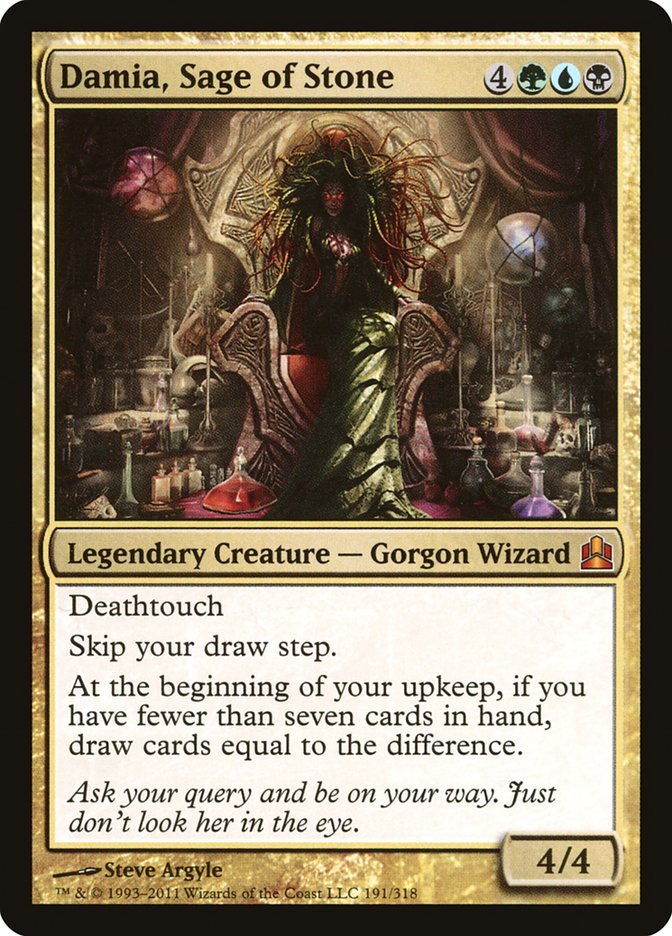 Damia, Sage of Stone [Commander 2011] ESPAÑOL