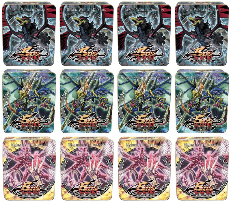 Collectible Tin Display (Black-Winged Dragon/Dragon Knight Draco-Equiste/Majestic Red Dragon)