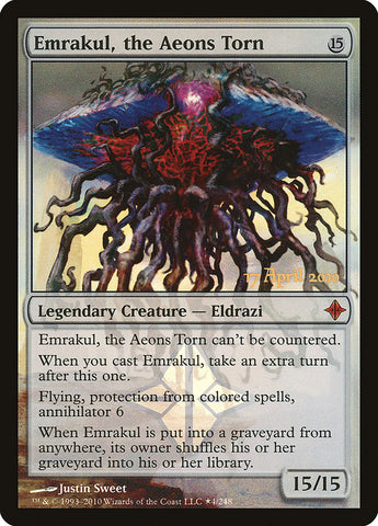 Emrakul, the Aeons Torn [Rise of the Eldrazi Prerelease Promos] Español