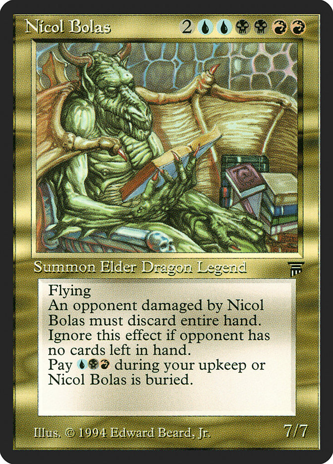 Nicol Bolas [Legends] ITALIANO