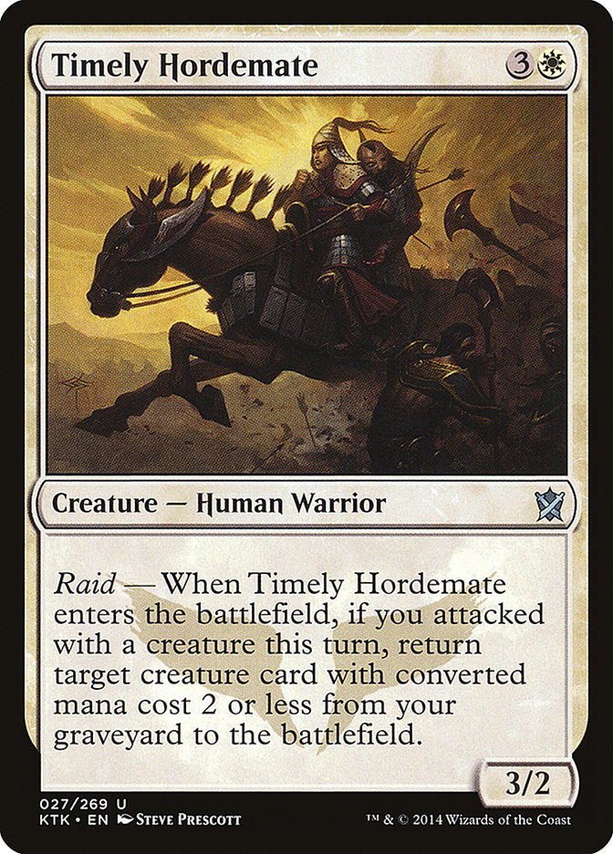 Timely Hordemate [Khans of Tarkir] JAPONES