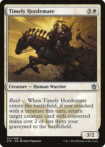 Timely Hordemate [Khans of Tarkir] JAPONES