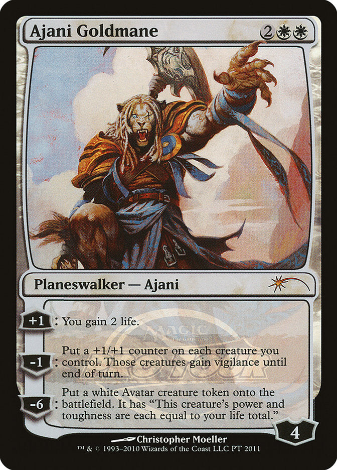 Ajani Goldmane (Pro Tour) [Pro Tour Promos] JAPONÉS