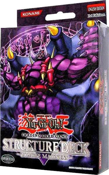 Dragon's Roar & Zombie Madness - Structure Deck Display (1st Edition)