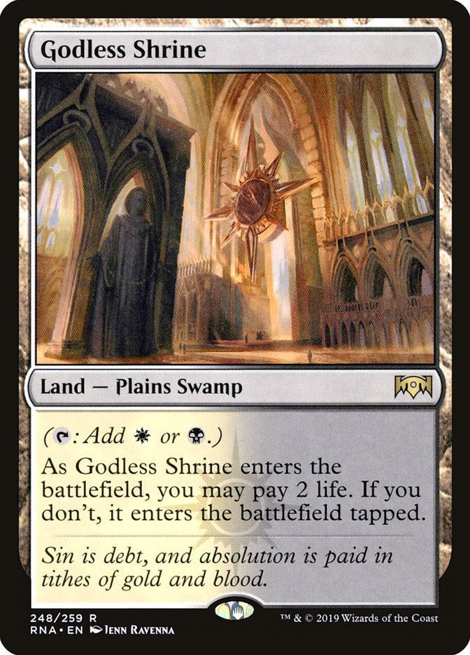 Godless Shrine [Ravnica Allegiance] ESPAÑOL