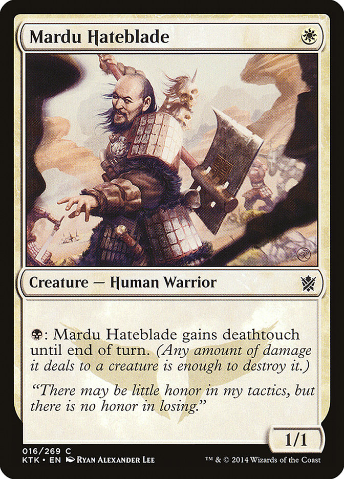 Mardu Hateblade [Khans of Tarkir]  JAPONES