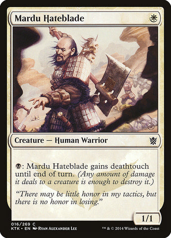 Mardu Hateblade [Khans of Tarkir]  JAPONES