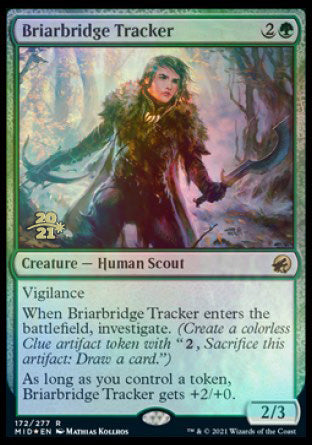 Briarbridge Tracker [Innistrad: Midnight Hunt Prerelease Promos] ESPAÑOL
