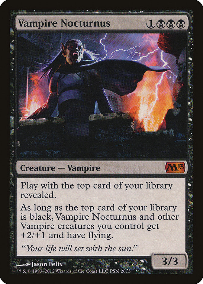 Vampire Nocturnus (Duels of the Planeswalkers Promos) [Duels of the Planeswalkers Promos 2012] ESPAÑOL