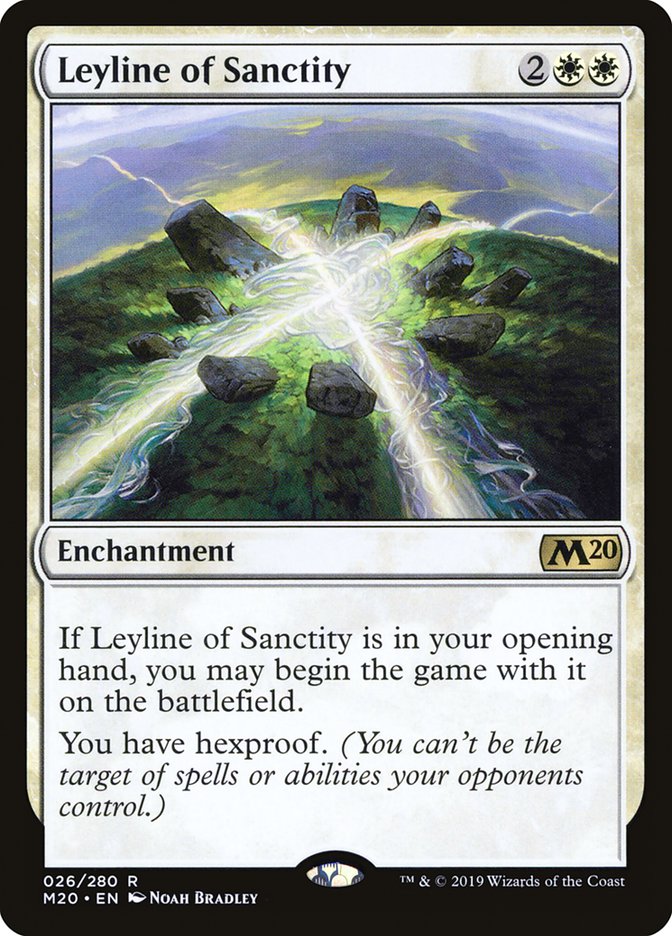 Leyline of Sanctity [Core Set 2020] ESPAÑOL