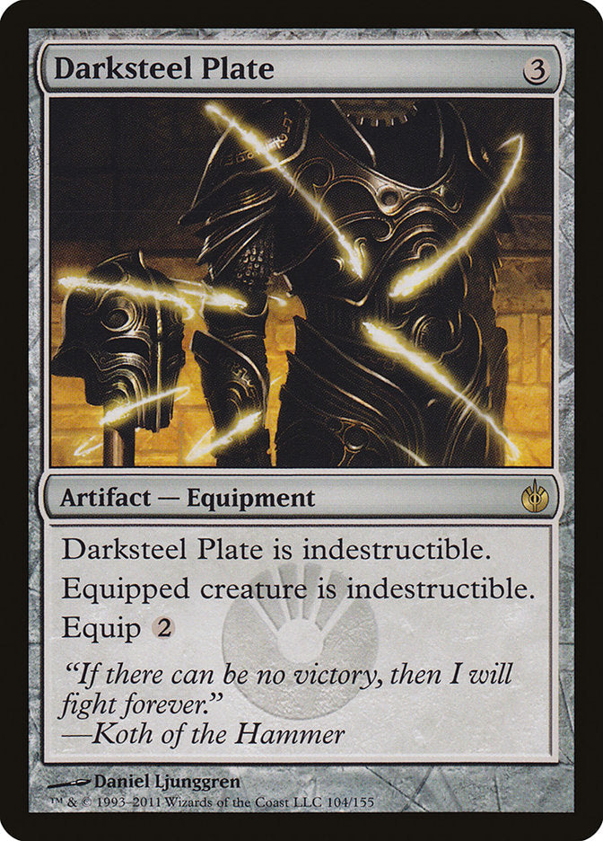 Darksteel Plate [Mirrodin Besieged] ESPAÑOL