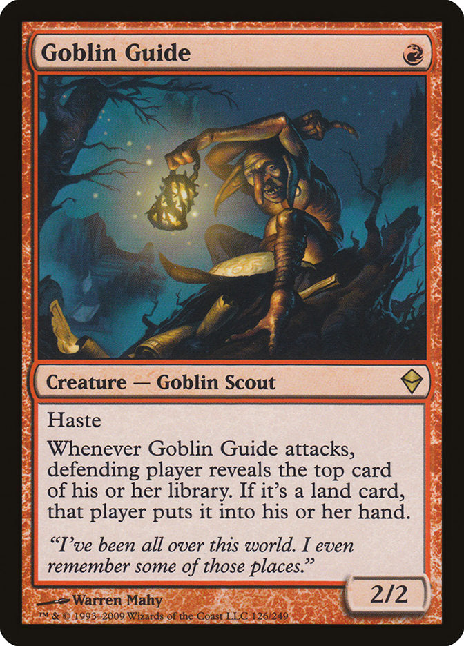 Goblin Guide [Zendikar] ESPAÑOL