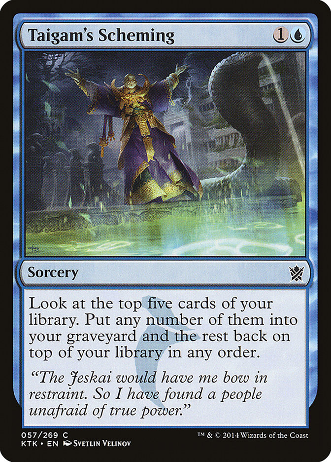 Taigam's Scheming [Khans of Tarkir]  JAPONES