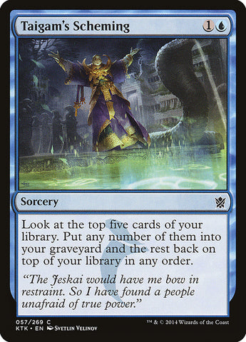 Taigam's Scheming [Khans of Tarkir]  JAPONES