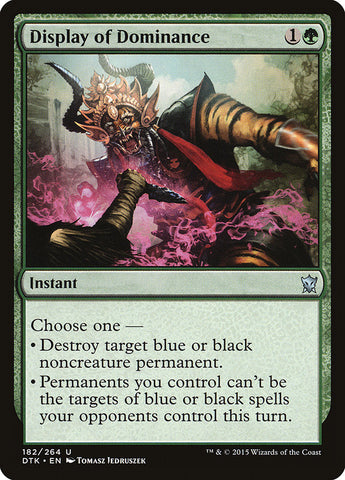 Display of Dominance [Dragons of Tarkir]  JAPONES