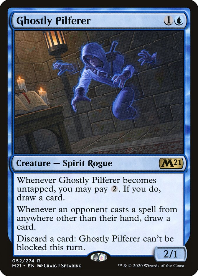 Ghostly Pilferer [Core Set 2021] ESPAÑOL