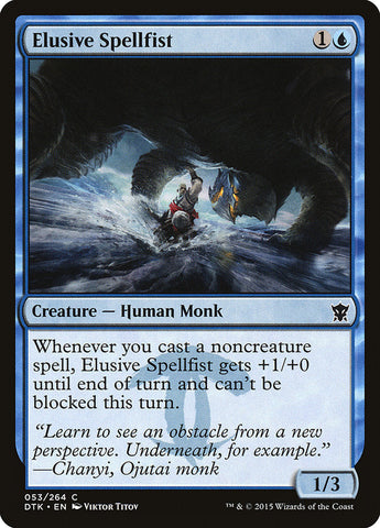 Elusive Spellfist [Dragons of Tarkir]  JAPONES