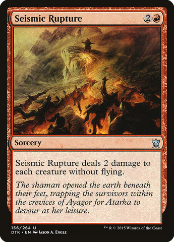 Seismic Rupture [Dragons of Tarkir] JAPONES