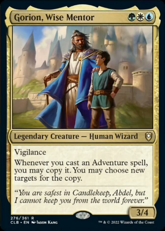 Gorion, Wise Mentor [Commander Legends: Battle for Baldur's Gate] ESPAÑOL