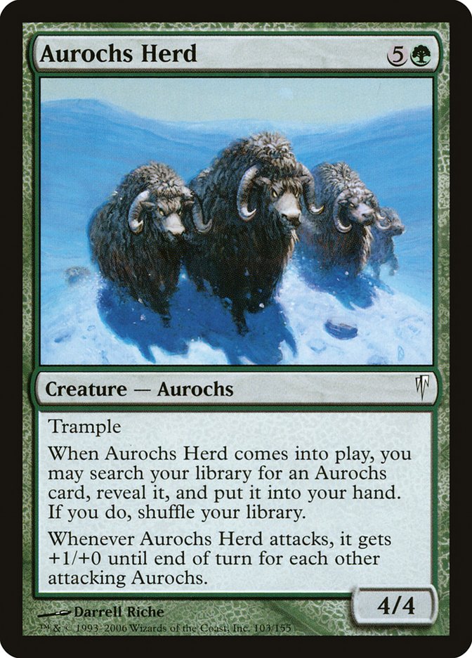 Aurochs Herd [Coldsnap] ESPAÑOL