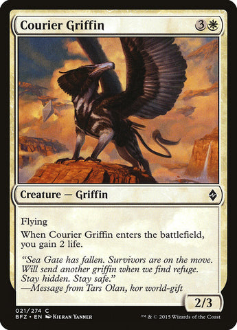 Courier Griffin [Battle for Zendikar]  JAPONES