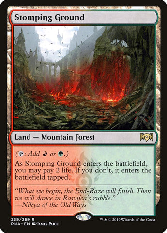 Stomping Ground [Ravnica Allegiance] FRANCES