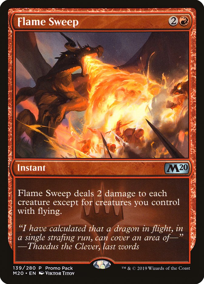 Flame Sweep (Promo Pack) [Core Set 2020 Promos] ESPAÑOL