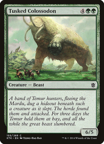 Tusked Colossodon [Khans of Tarkir]  JAPONES