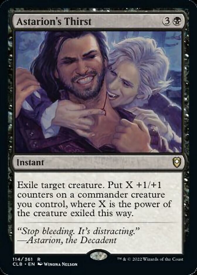 Astarion's Thirst [Commander Legends: Battle for Baldur's Gate] ESPAÑOL