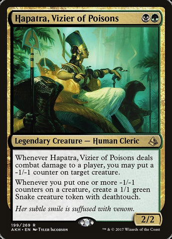Hapatra, Vizier of Poisons [Amonkhet] ESPAÑOL