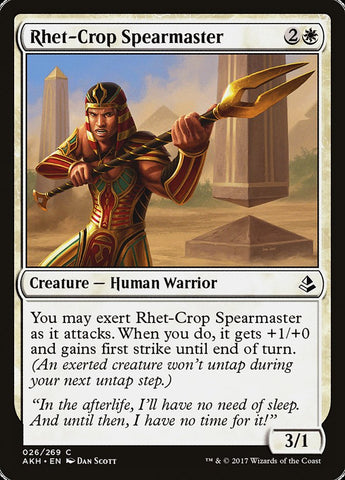 Rhet-Crop Spearmaster [Amonkhet]  JAPONES