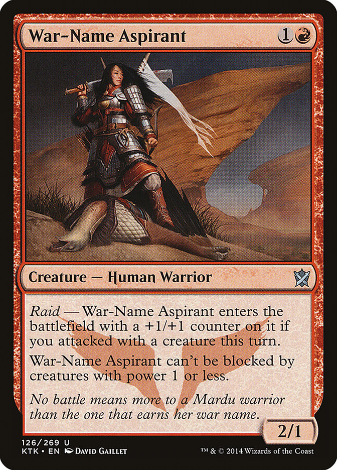 War-Name Aspirant [Khans of Tarkir] COREANO