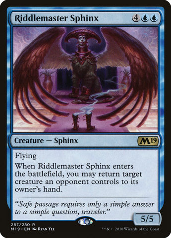 Riddlemaster Sphinx [Core Set 2019] ESPAÑOL