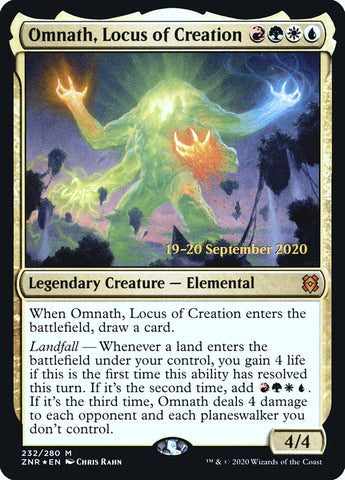 Omnath, Locus of Creation [Zendikar Rising Prerelease Promos] ESPAÑOL