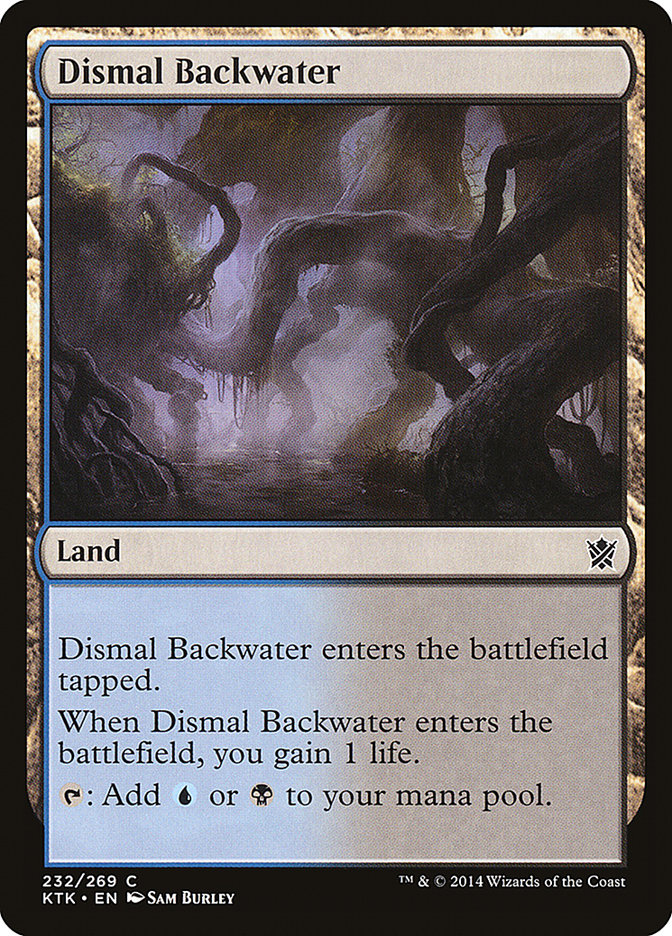 Dismal Backwater [Khans of Tarkir]  CHINO SIMPLIFICADO
