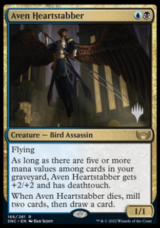 Aven Heartstabber (Promo Pack) [Streets of New Capenna Promos] ESPAÑOL