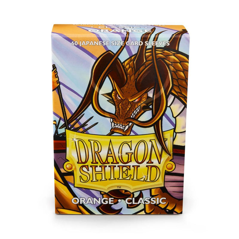 Dragon Shield 60 Japanese Classic Orange para Yu-Gi-Oh