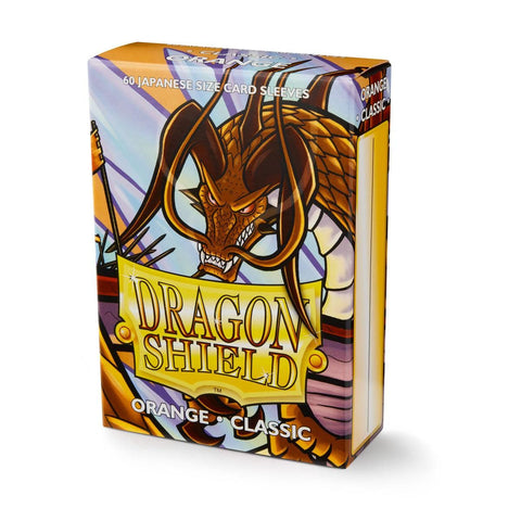 Dragon Shield 60 Japanese Classic Orange para Yu-Gi-Oh