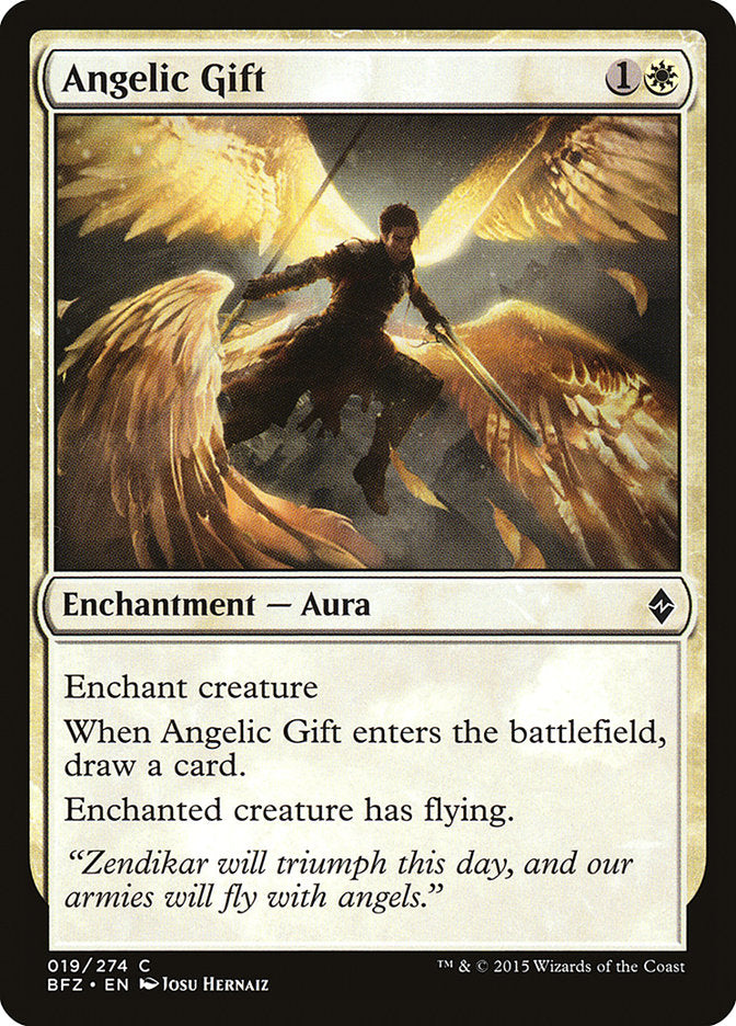 Angelic Gift [Battle for Zendikar] JAPONES