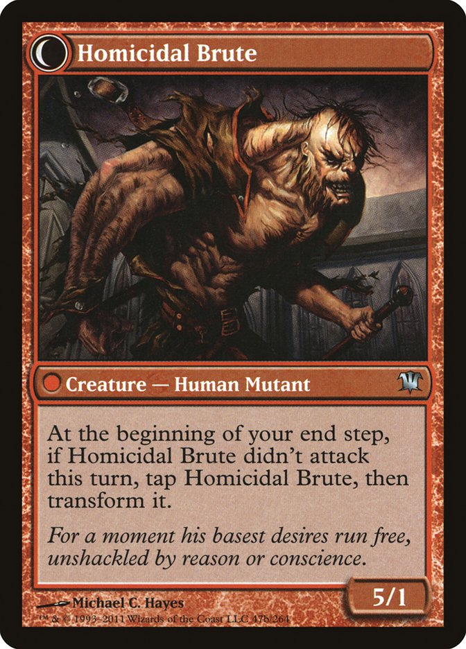 Civilized Scholar // Homicidal Brute [Innistrad] COREANO