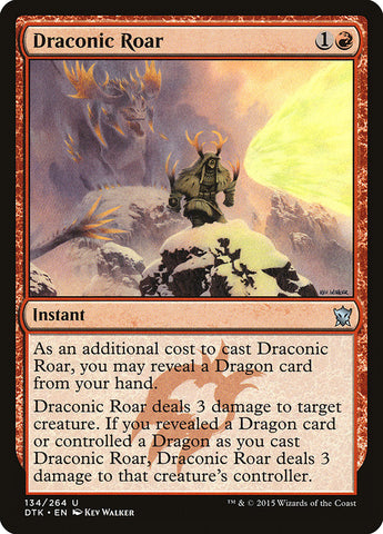 Draconic Roar [Dragons of Tarkir] COREANO