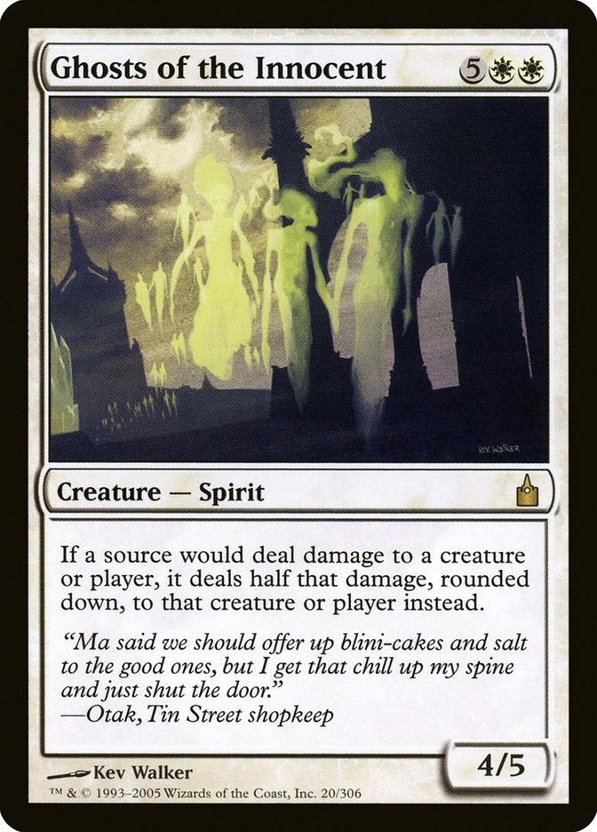 Ghosts of the Innocent [Ravnica: City of Guilds] ESPAÑOL