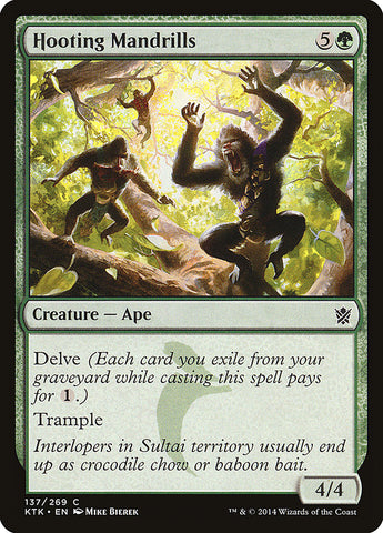 Hooting Mandrills [Khans of Tarkir]  JAPONES