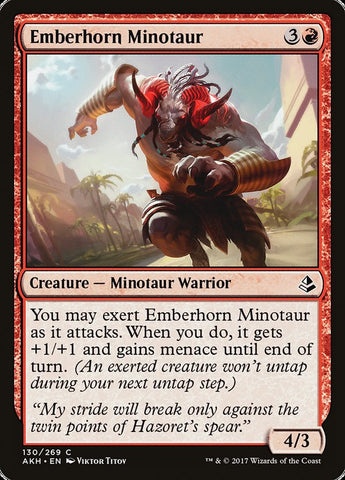 Emberhorn Minotaur [Amonkhet]  JAPONES